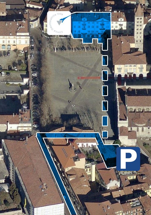 piantina parcheggio