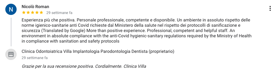 recensione nicolò