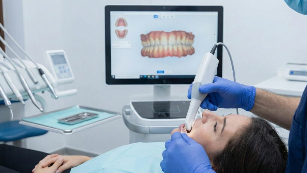 impronta con scanner digitale per mad