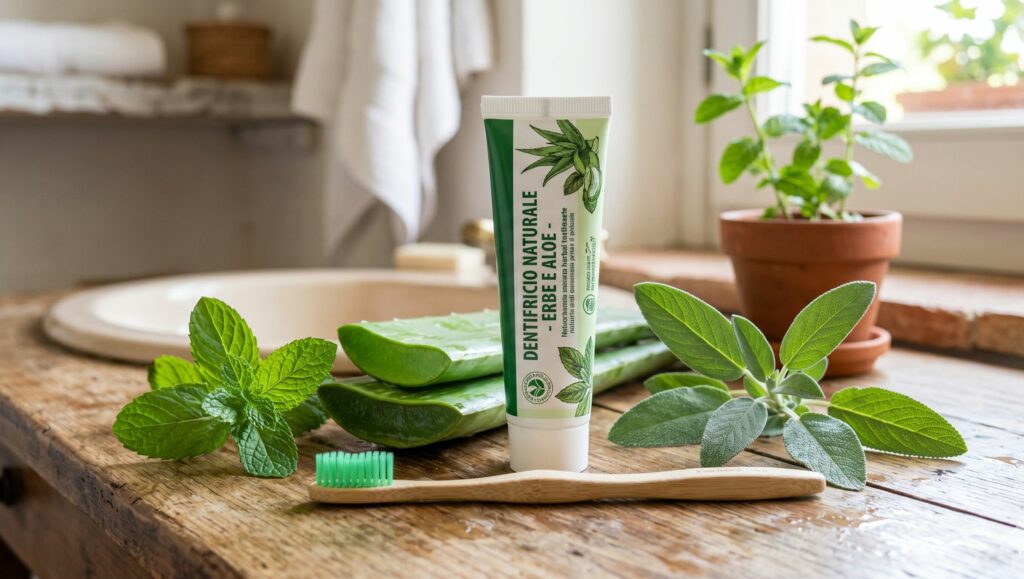 a base di estratti vegetali, come l'aloe vera, la salvia o la menta piperita,